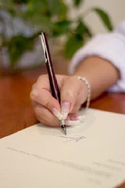 Estate Plan Image of signing Will